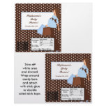 2 Hershey's Large Bar Wrapper Blue Mod Mom Polka D Personalized Flyer