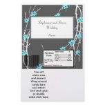 2 Hershey's Large Bar Wrapper Blue Tea Arizona Personalized Flyer