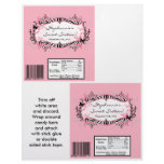 2 Hershey's Large Bar Wrapper Butterfly Zebra Prin Custom Flyer