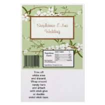 2 Hershey's Large Bar Wrapper Dogwood Flowers Flyer Design