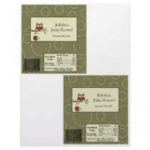 2 Hershey's Large Bar Wrapper Forrest Animal Owl Flyer