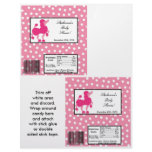 2 Hershey's Large Bar Wrapper Pink Poodle Paris flyers