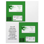 2 Hershey's Large Bar Wrapper Sweet 16 Green Custom Flyer