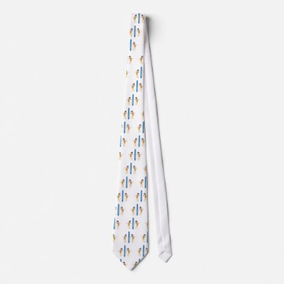 2 Hulas and Surf Board Tie by frengi