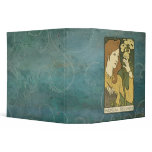 2 Inch Medical Records Binder Art Nouveau Blue
