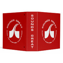 2 inch Sounds Great Binder Red