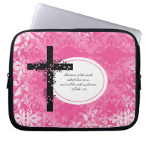 2 John 1:2 Laptop or Netbook Carrier Sleeve Laptop Computer Sleeve