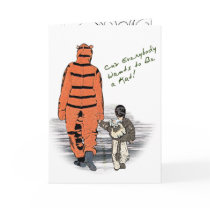 2 Kats Trick or Treating cards