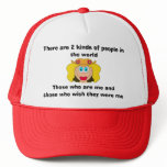 2 kinds of people mesh hat