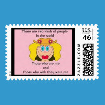 2 kinds of people postage