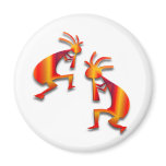 2 Kokopelli #17 magnets