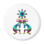 2 Kokopelli #41 Refrigerator Magnets