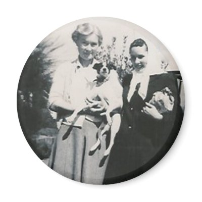 2 ladies dog car magnet by amazingvintage