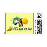 2 LIVE and let live Postage