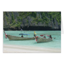 2 Longtail Boats - Phi Phi Islands, Thailand cards