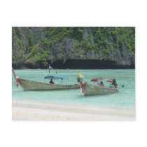 2 Longtail boats - Phi Phi Islands, Thailand Post Cards