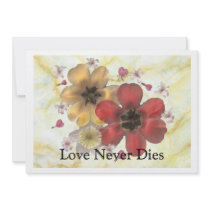 2 Love Never Dies Personalized Invites