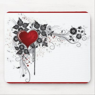 2 love vectors mouse pads by CreativeColours