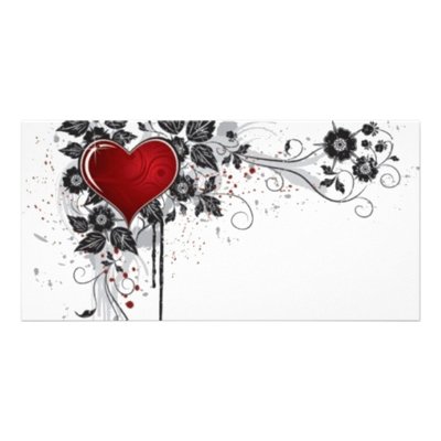 2 love vectors personalized photo card by CreativeColours