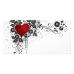 2 love vectors personalized photo card