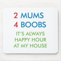 2 mums mouse pads