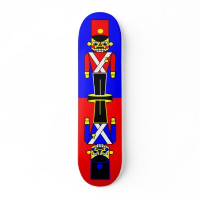 2 Nut Crackers Custom Skateboard by lonvig