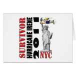 #2 NYC Survived Hurricane Irene Card