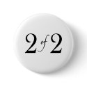 2 of 2 (twins) buttons by Coolkidstees 2 of 2 (twins) buttons