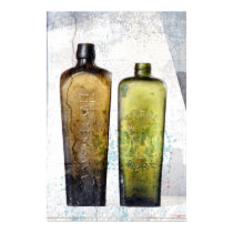 2 old bottles posters by visionaryplaces 2 old bottles posters
