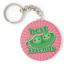 2 PEAS  BEST FRIENDS KEYCHAIN