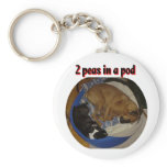 2 Peas in a Pod Keychain