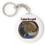 2 Peas in a Pod Keychain