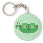 2 PEAS in a POD - keychain