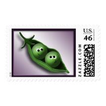 2 Peas in a Pod Postage Stamps