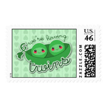 2 PEAS in a POD TWINS - postage