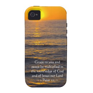2 Peter 1:2 iPhone 4 Covers