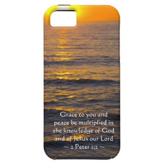 2 Peter 1:2 iPhone 5 Cases