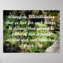 2 Peter 3:14 poster