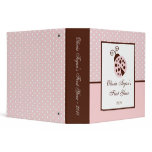 2" PHOTO Binder Scrapbook Pink Ladybug