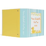 2" PHOTO Binder Scrapbook Rubber Ducky Bubbles