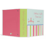 2" PHOTO Binder Scrapbook Tea Party Pink Pastel