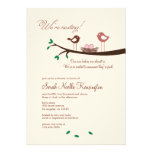 2 Pink Eggs Twin Girls Baby Shower Invitation
