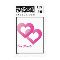 2 Purple Hearts stamps