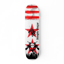 2 Red Star Zombie Ski Mask Slayer Skateboard Decks