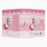 2"  Retro Housewife's Recipe Binder Organizer