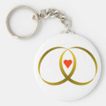2 rings & heart key chains