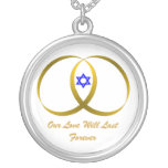 2 rings & STAR of DAVID, Our Love Will Last For... Necklace