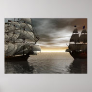 2 Ship Encounter Poster