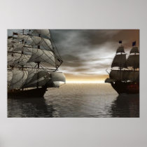 2 Ship Encounter Poster posters