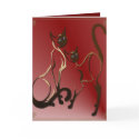 2 Siamese Kitties Card